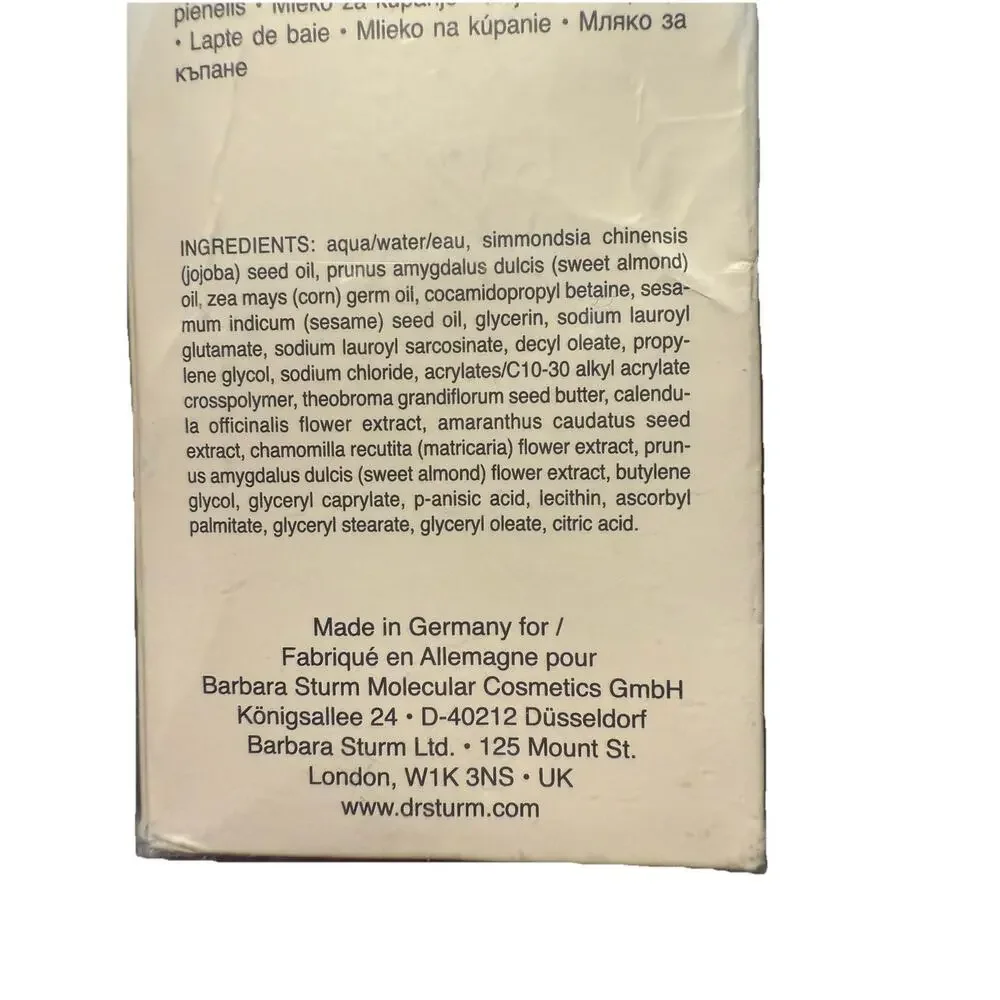 Dr. Barbara‎ Sturm Bathing Milk 150mL SEALED BNIB
